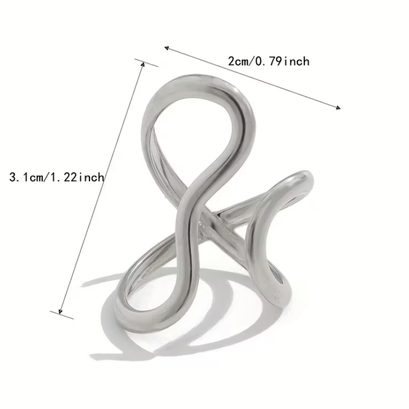 Luxury Gold Wave Ring