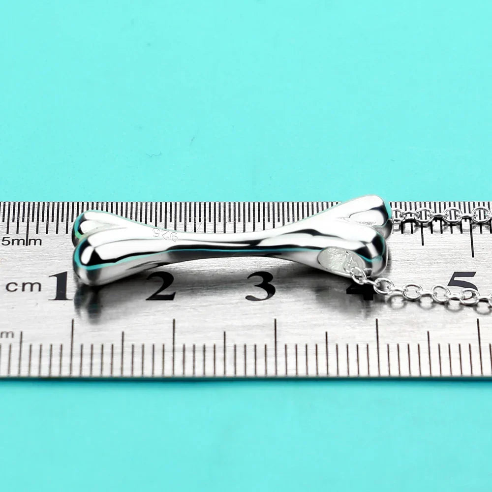 dog bone shaped pendant necklace for dogs