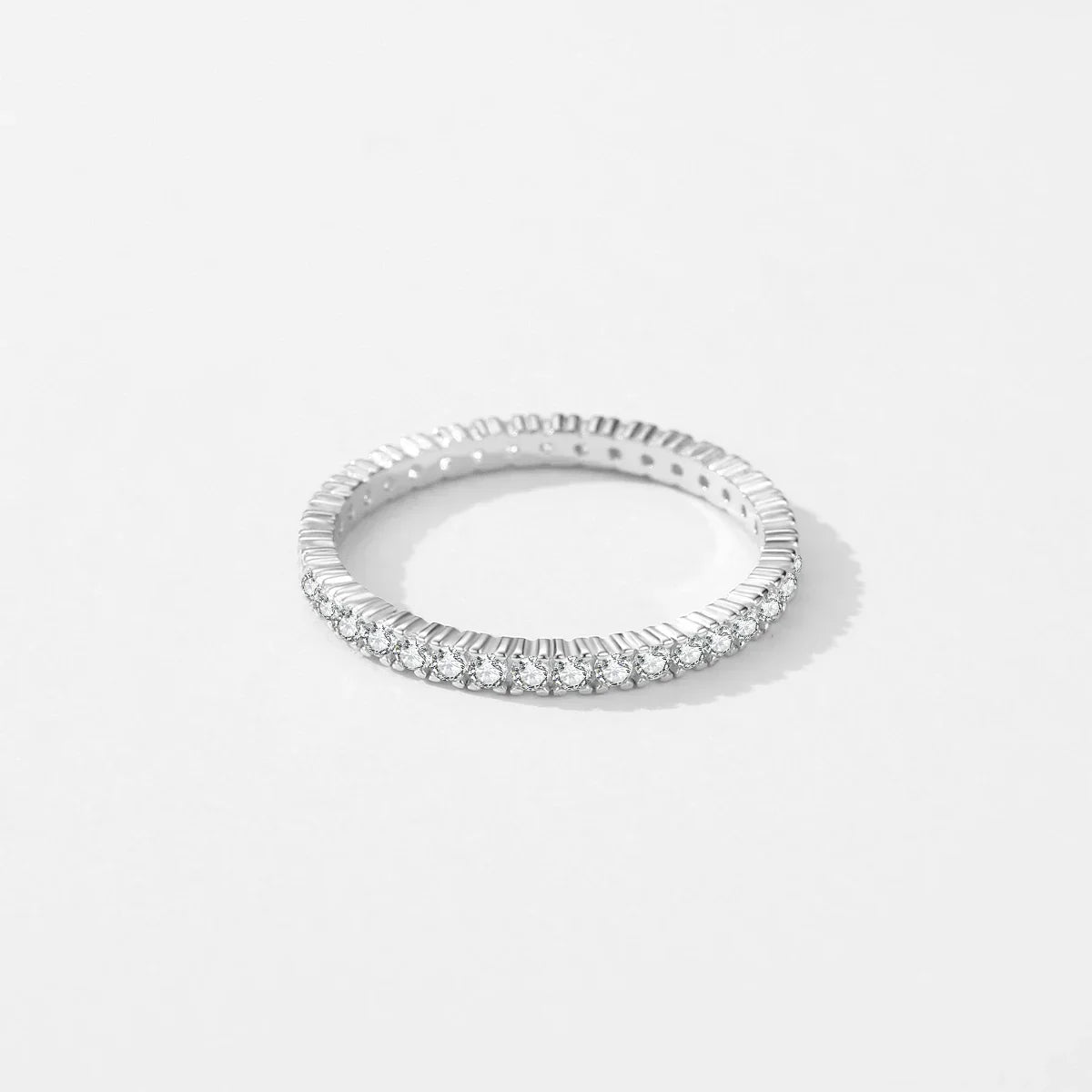 Brilliant Minimalist Eternity Ring