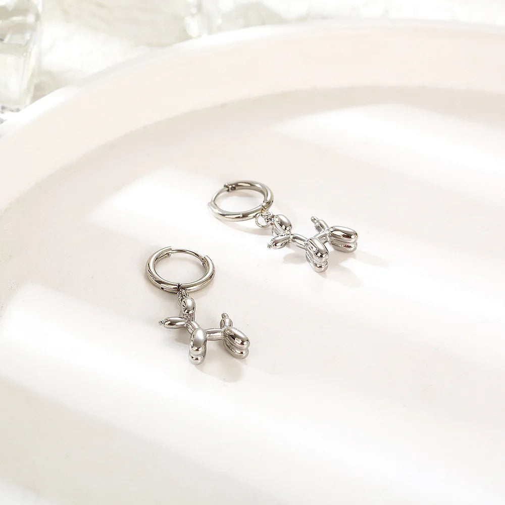Mini Balloon Dog Earrings