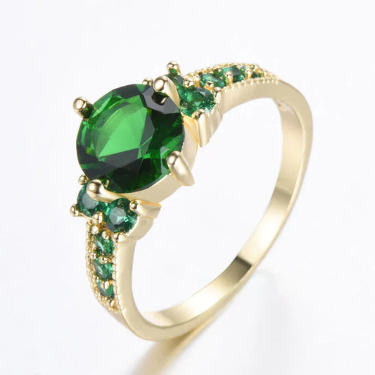 Gold Gemstone Ring