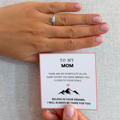 To My Mom – Mountain Ring | Adjustable