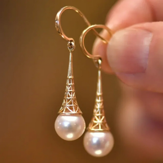Timeless Gold Bead Earrings