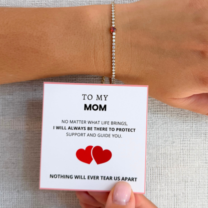To My Mom – Protective Heart Bracelet