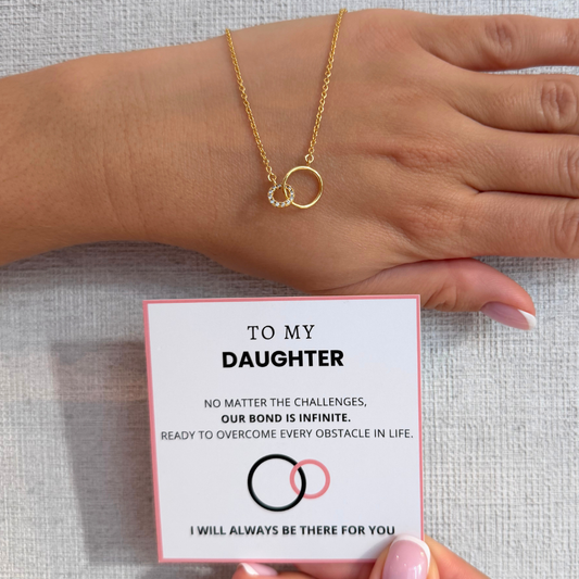 To My Daughter – Infinity Link Necklace
