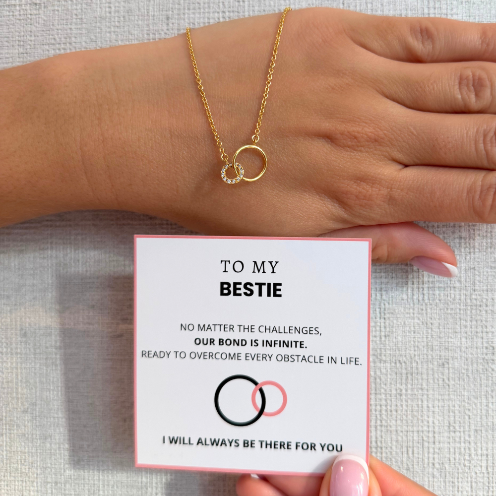 To My Bestie – Infinity Link Necklace