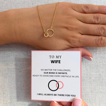 To My Wife – Infinity Link Necklace