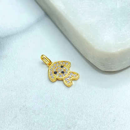 Gold Poodle Pendant Necklace