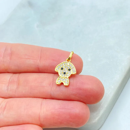 Gold Poodle Pendant Necklace