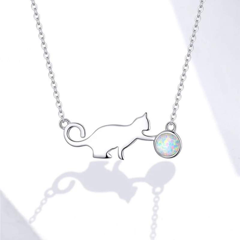 Vintage Kitty Necklace