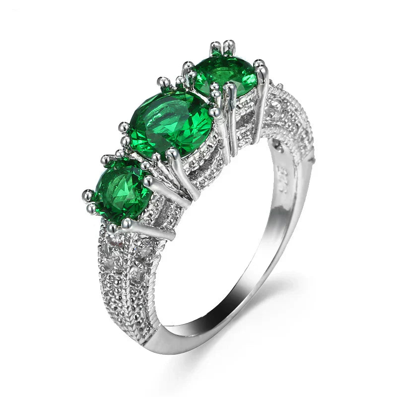 Brilliant and Timeless Emerald Ring