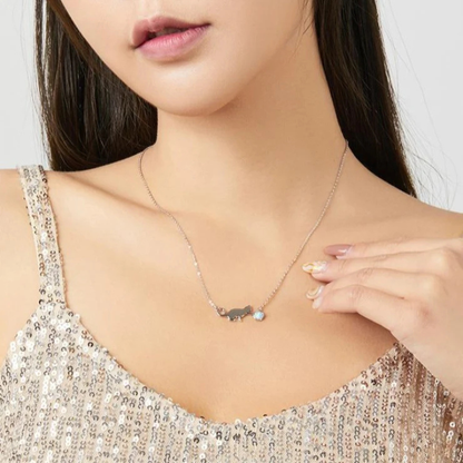 Vintage Kitty Necklace