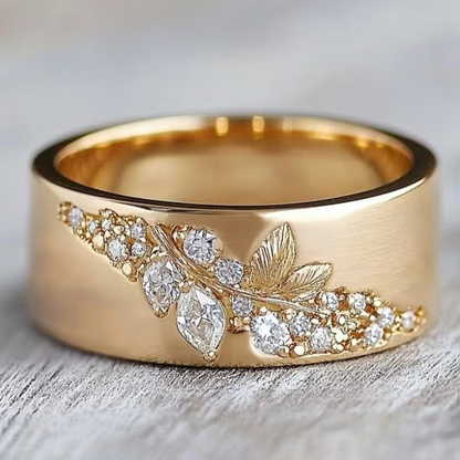 Luxury Vintage Wide Ring