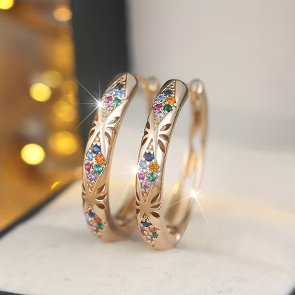 Sparkling Galaxy Hoops