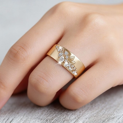 Luxury Vintage Wide Ring