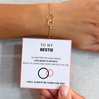 To My Bestie – Infinity Link Bracelet