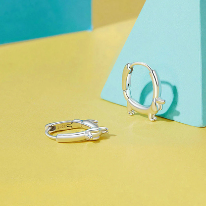 Dachshund Hoop Earrings