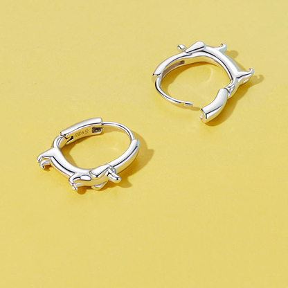 Dachshund Hoop Earrings