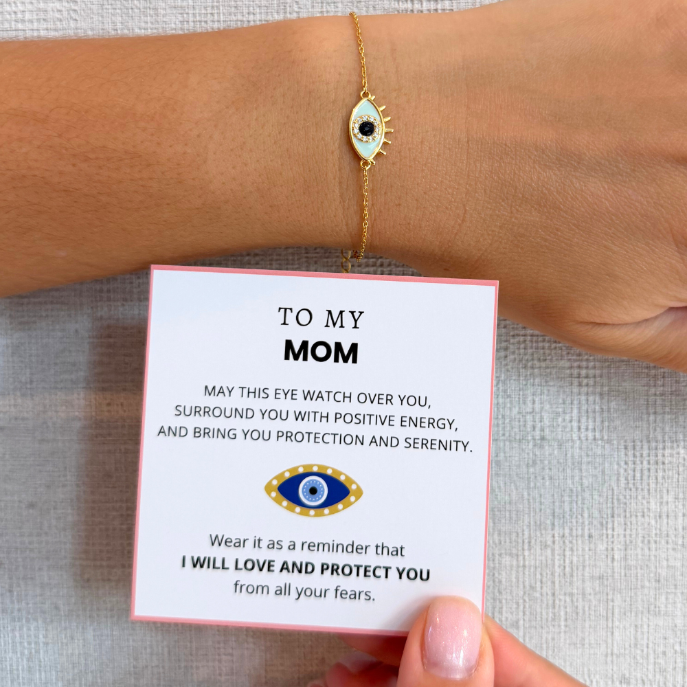 To My Mom – Positive Energy Evil Eye Bracelet