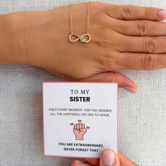 To My Sister – Lucky Charm Necklace