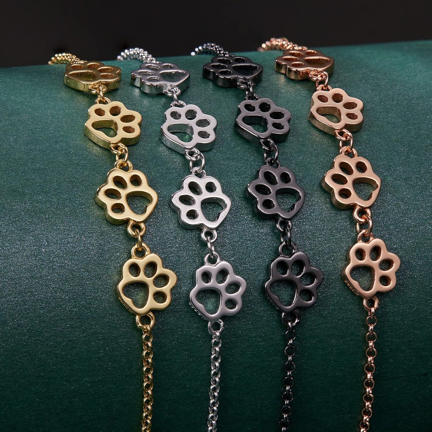 Paw Print Bracelet – Adjustable Size