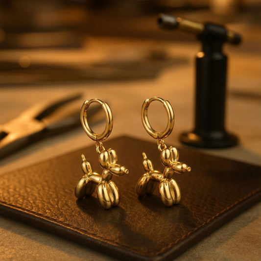 Mini Balloon Dog Earrings