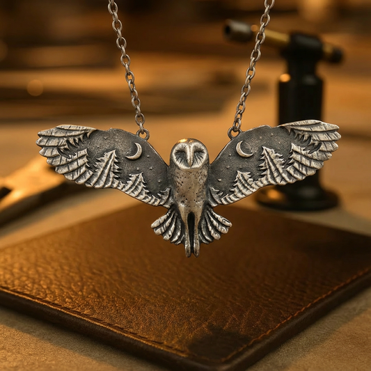 Vintage Owl Necklace