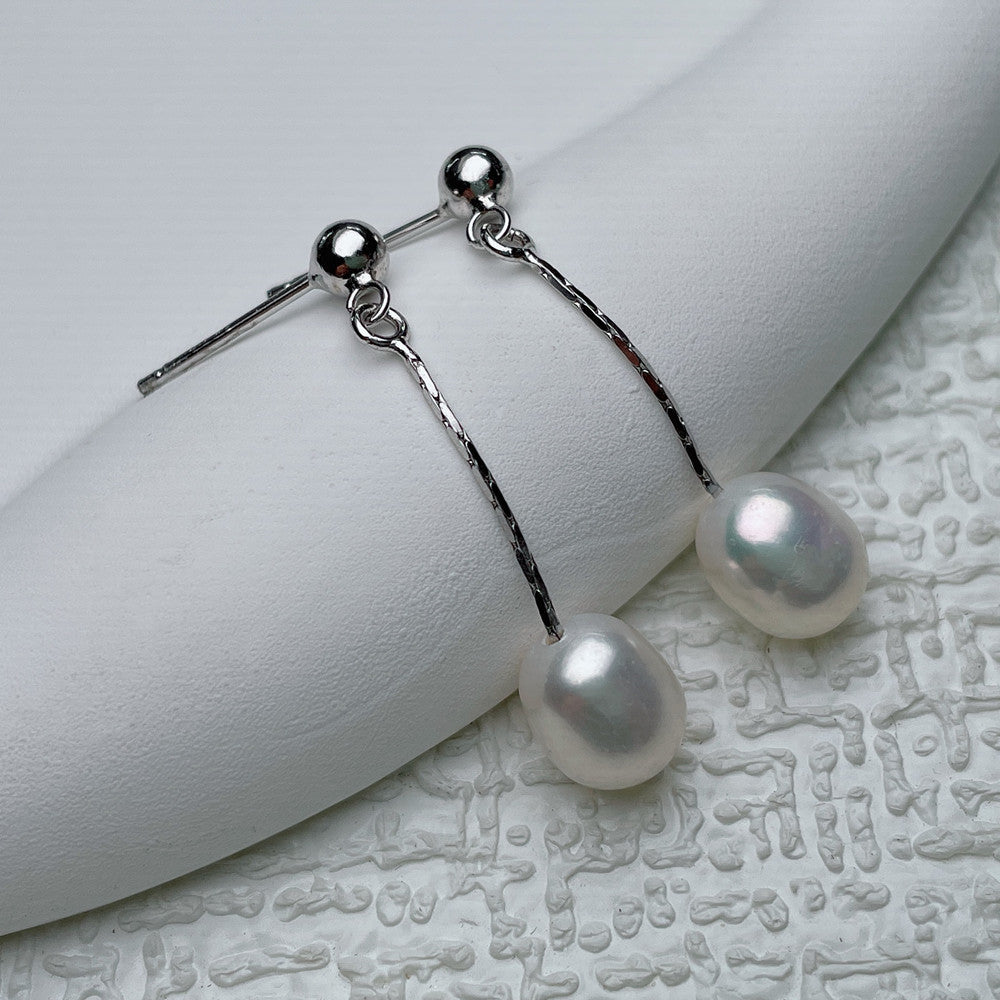 Freshwater Pearl Earrings for Babies