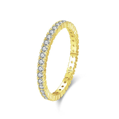 Brilliant Minimalist Eternity Ring
