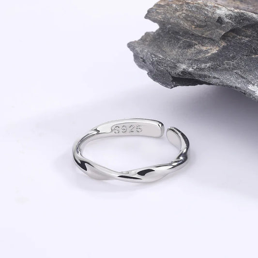 Timeless Twisted Sterling Silver Ring