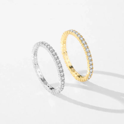 Brilliant Minimalist Eternity Ring