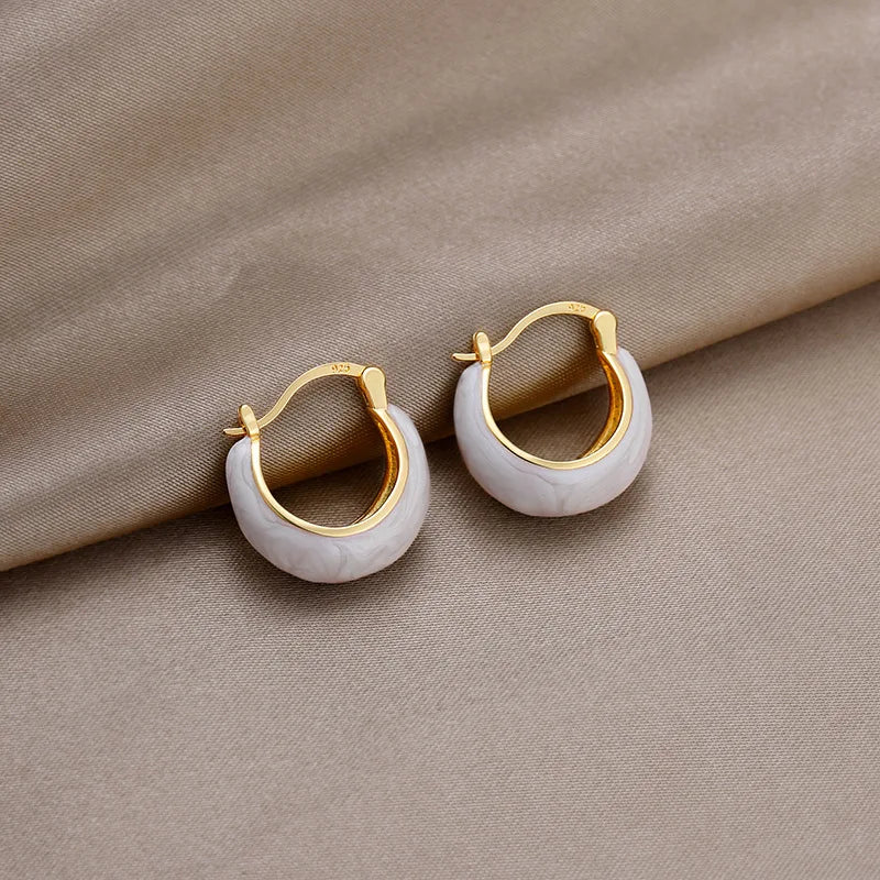 Vintage U-Shaped Earrings
