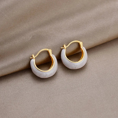 Vintage U-Shaped Earrings