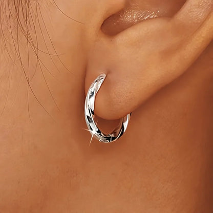 Geometric Minimalist Drop Earrings