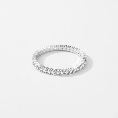Brilliant Minimalist Eternity Ring