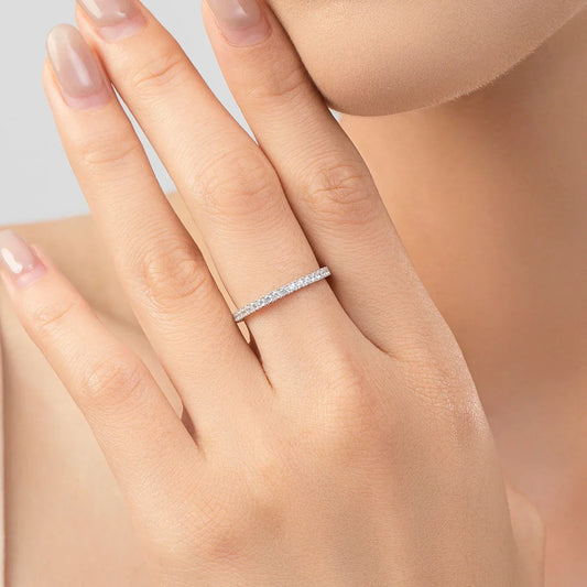 Brilliant Minimalist Eternity Ring