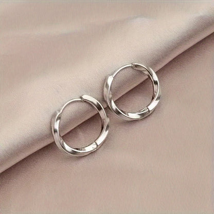 Geometric Minimalist Drop Earrings