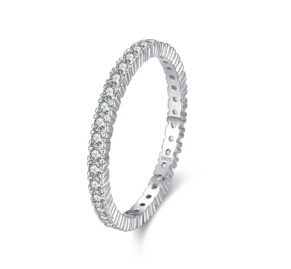 Brilliant Minimalist Eternity Ring