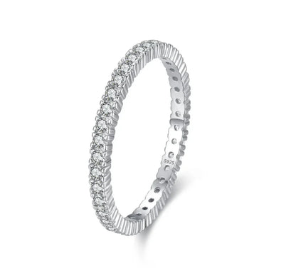 Brilliant Minimalist Eternity Ring