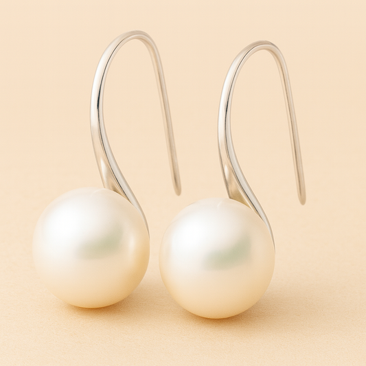 Elegant Earrings with Pearls