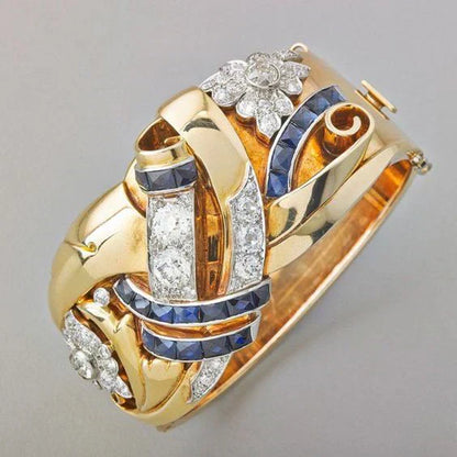 Vintage Gold Zirconium Ring