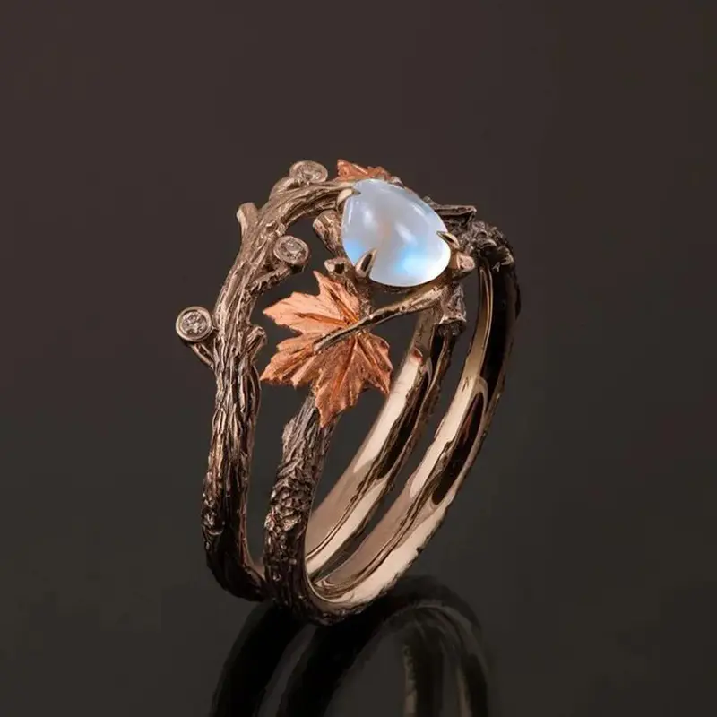 Radiant Moonstone Ring