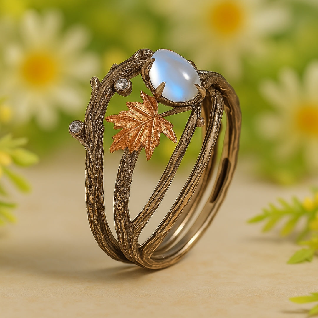 Radiant Moonstone Ring