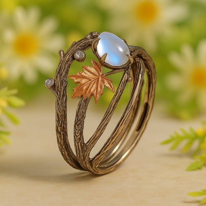 Radiant Moonstone Ring