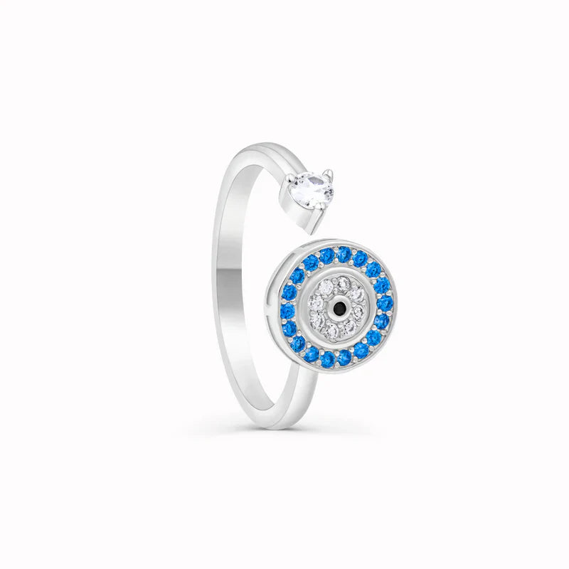 To My Mom – Evil Eye Fidget Ring | Adjustable