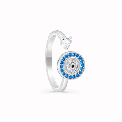 To My Mom – Evil Eye Fidget Ring | Adjustable