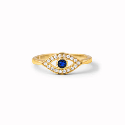 To My Mom – Positive Energy Evil Eye Ring | Adjustable