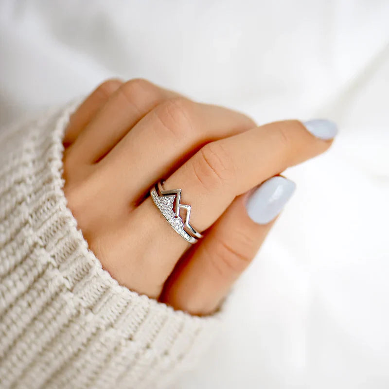 To My Bestie – Mountain Ring | Adjustable