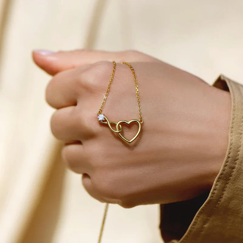To My Bestie – Infinity Heart Necklace