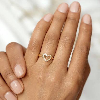 To My Daughter – Infinity Heart Ring | Adjustable